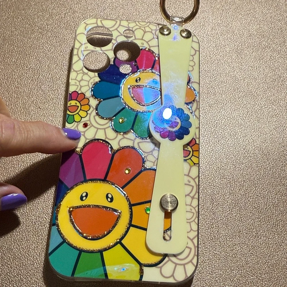 Takashi Murakami Flowers iPhone 16 Pro Max case